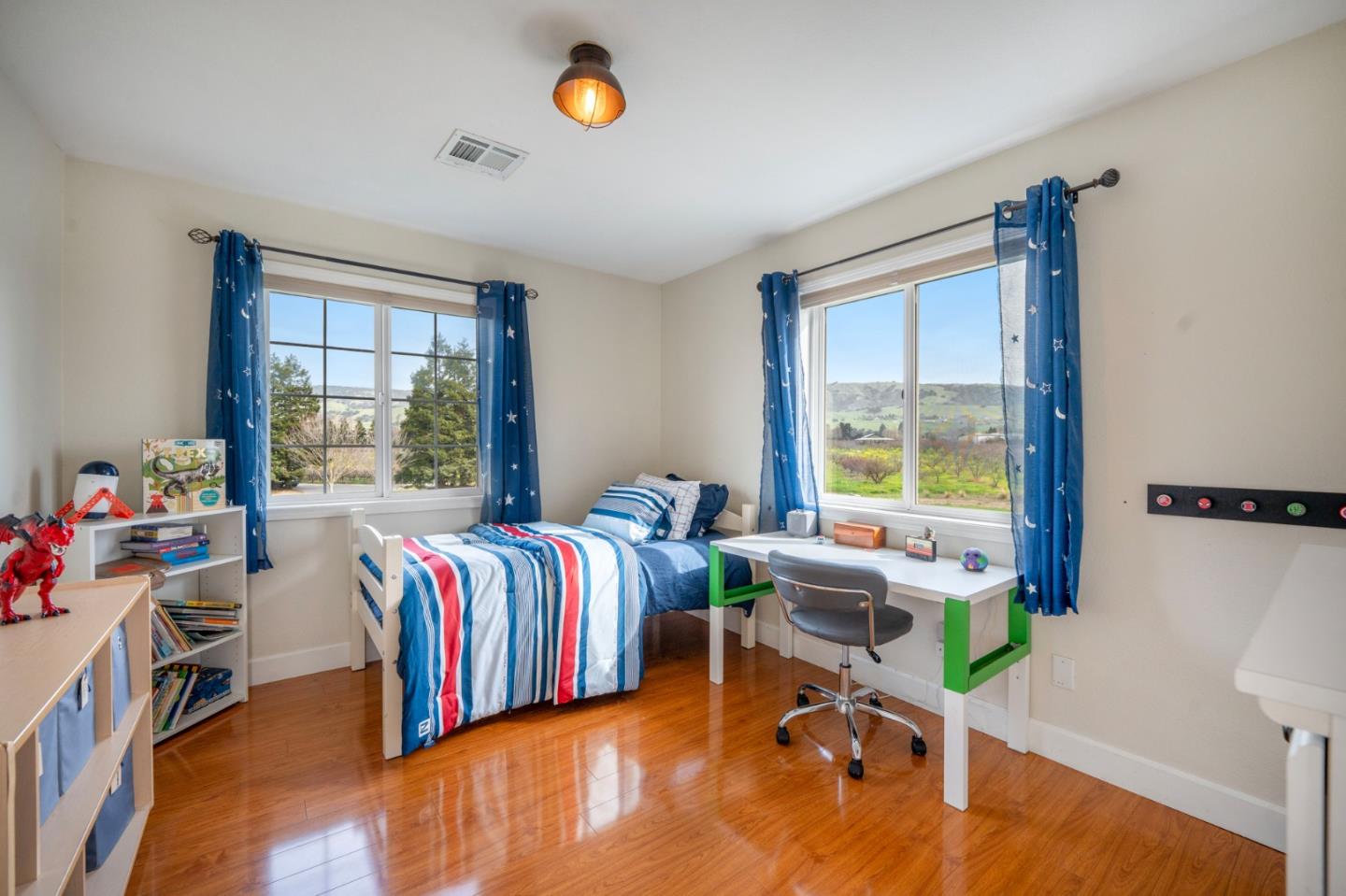 2760 Leavesley Road Gilroy, CA 95020 - Photo 32 of 77 a view of a workspace with furniture and a window