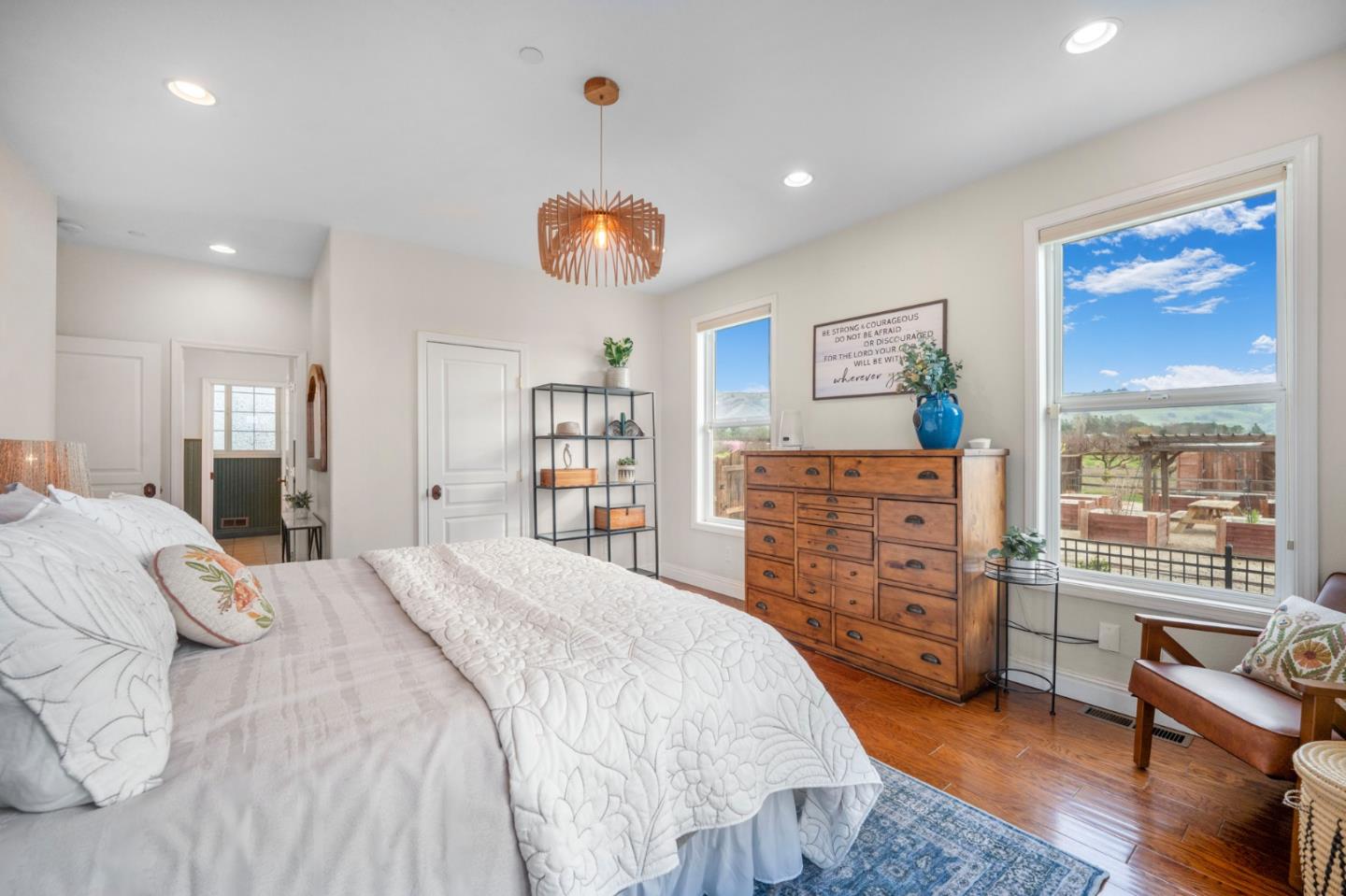 2760 Leavesley Road Gilroy, CA 95020 - Photo 35 of 77 a bedroom with a bed and furniture