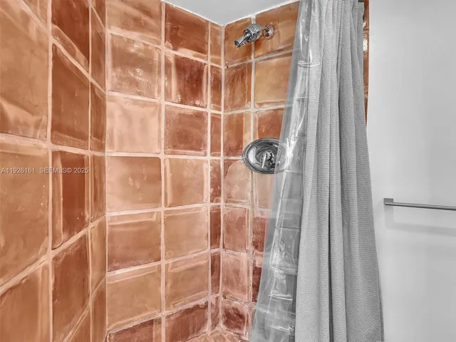 a view of a small yard