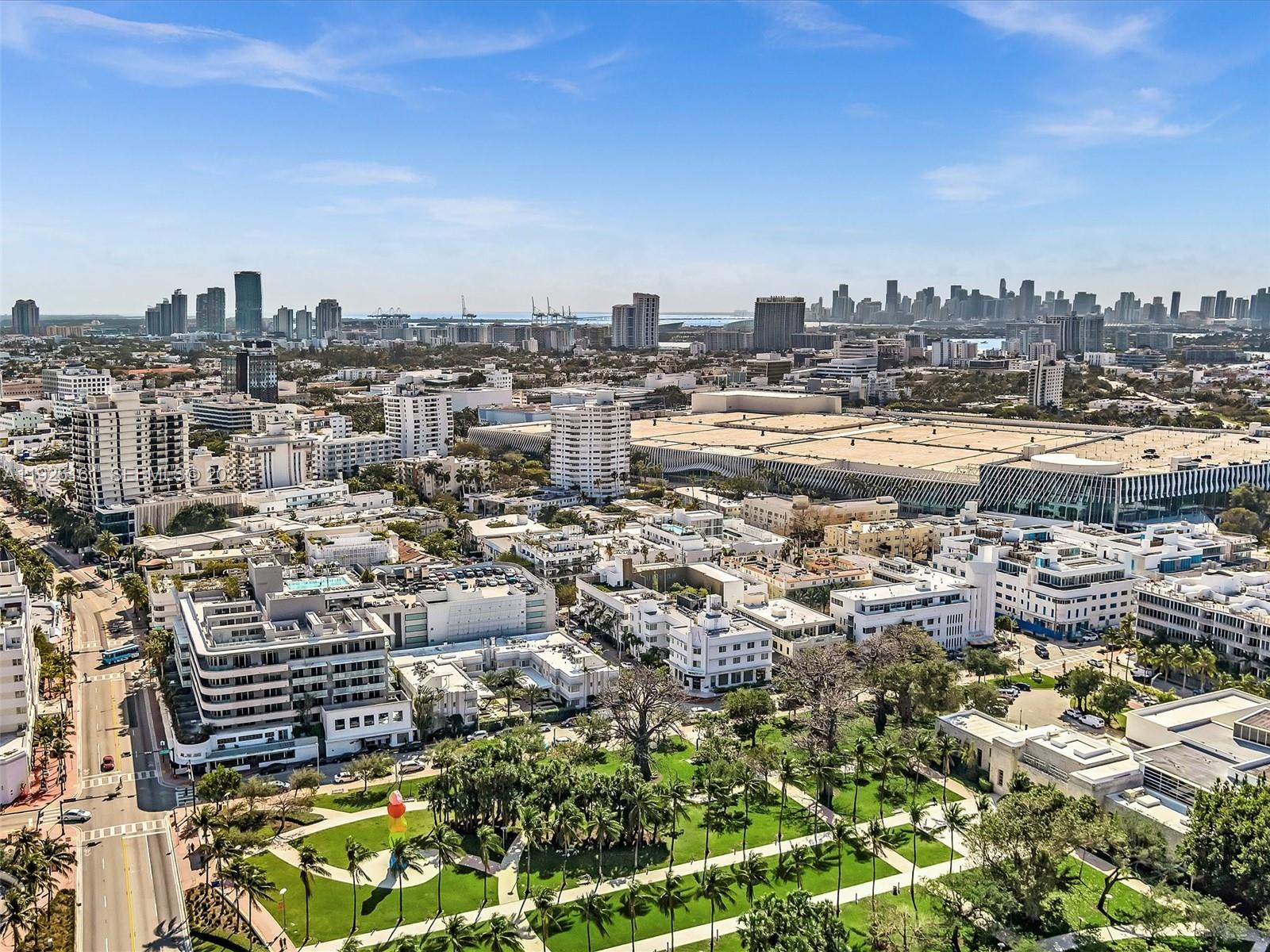 1881 Washington Avenue, Unit 16E Miami Beach, FL 33139 - Photo 62 of 65 a view of a city with tall buildings