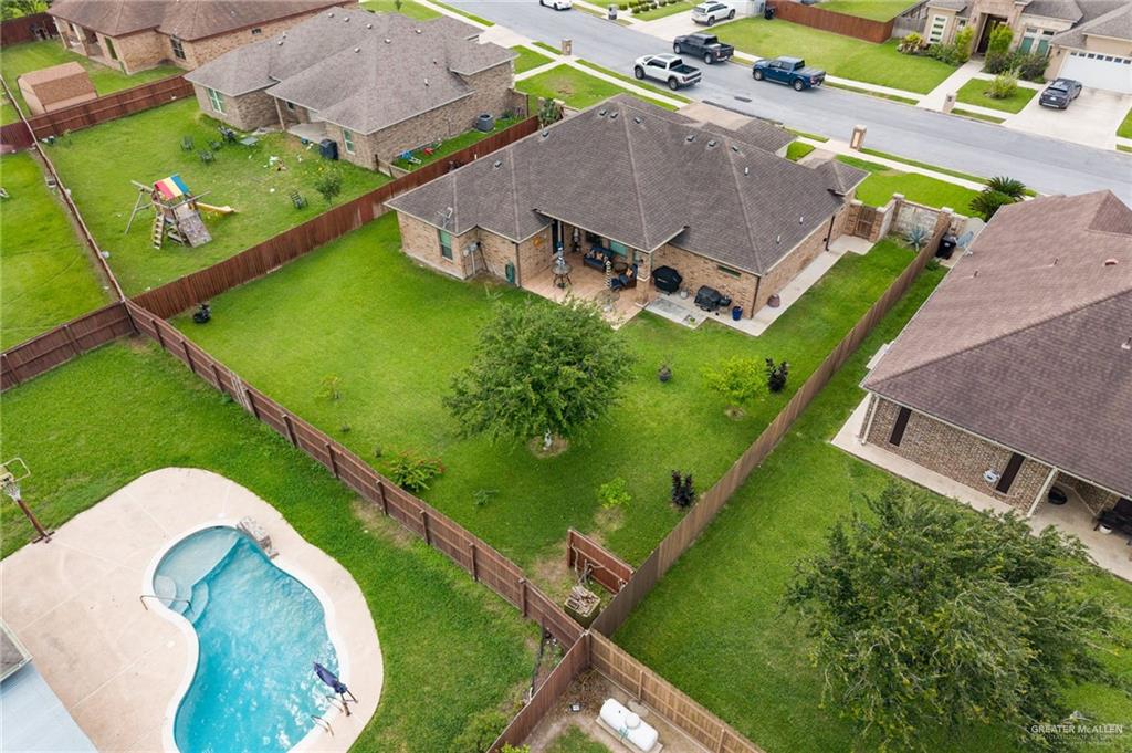 704 Santa Fe Street Weslaco, TX 78596 - Photo 21 of 25 an aerial view of a house
