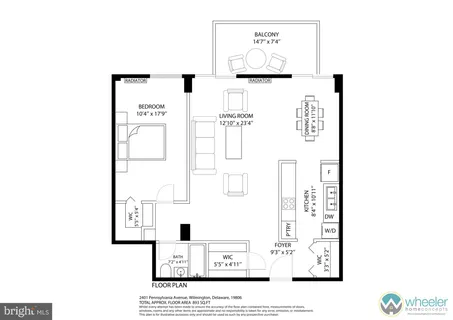 $180,000 | 2401 Pennsylvania Avenue, Unit 715, Wilmington, DE 19806