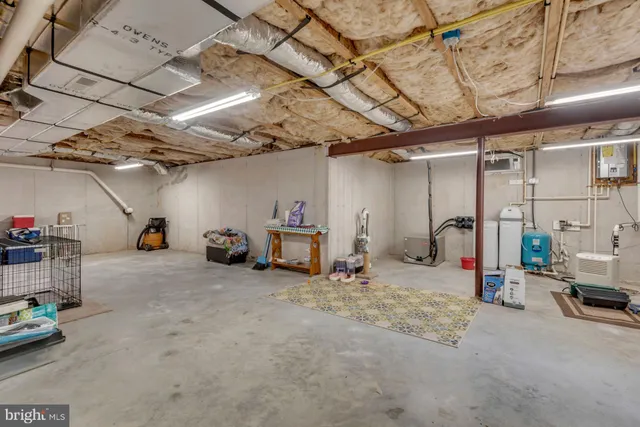 a view of storage and utility room