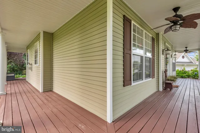a view of a house with a deck