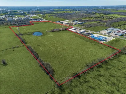 an aerial view of a football ground