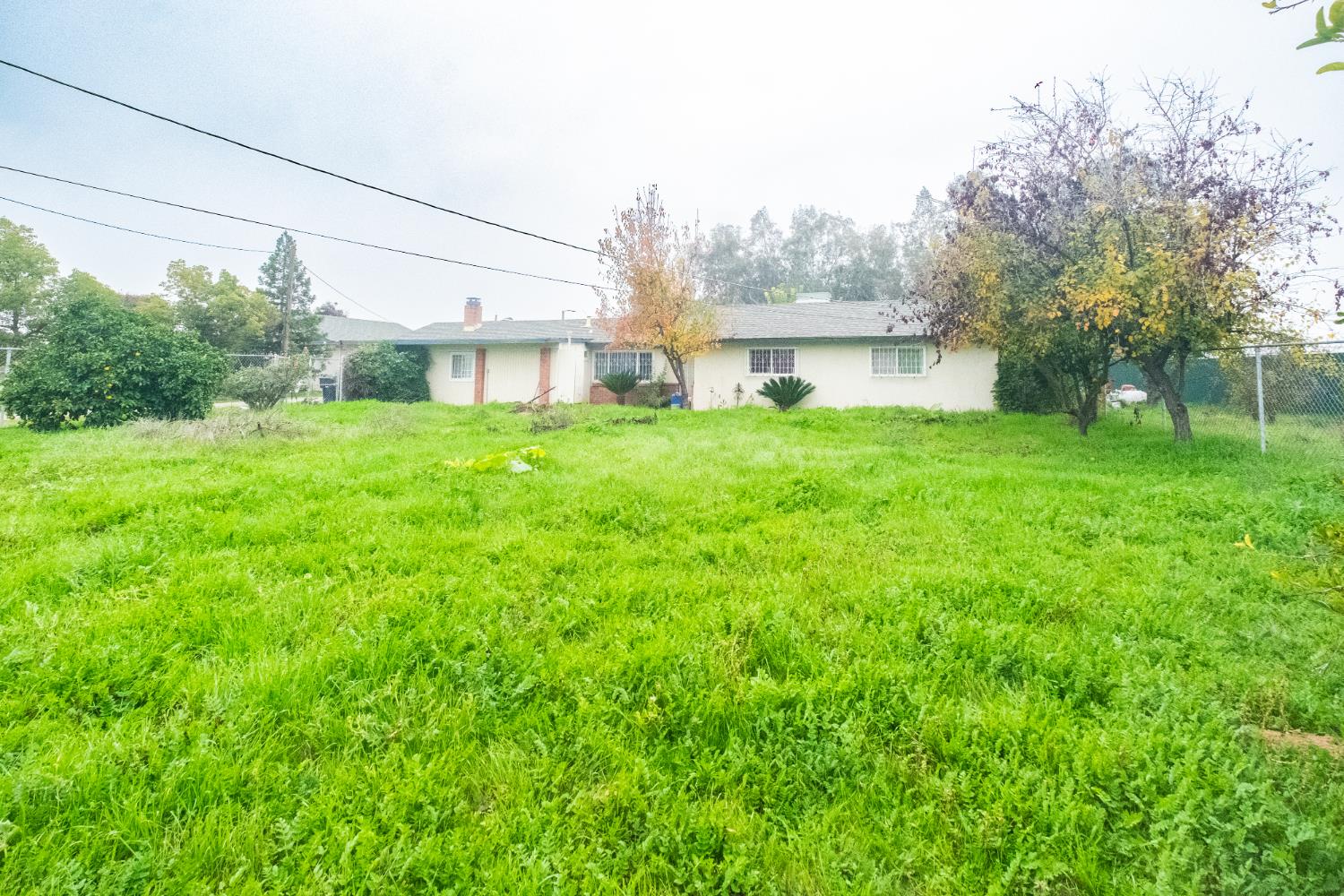 6401 South Chestnut Avenue Fresno, CA 93725 - Photo 35 of 36 a view of a back yard of the house