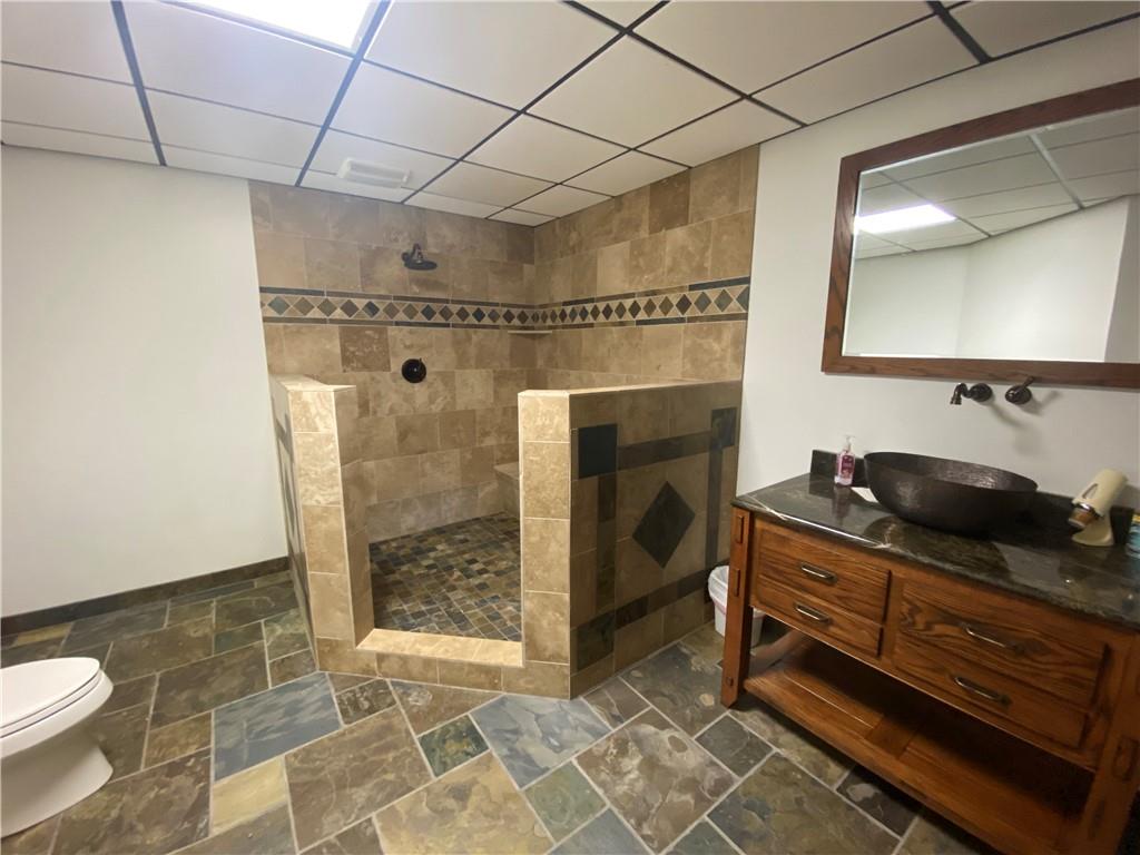 2862 West Pike Road Indiana, PA 15701 - Photo 21 of 25 a bathroom with a sink a toilet and shower