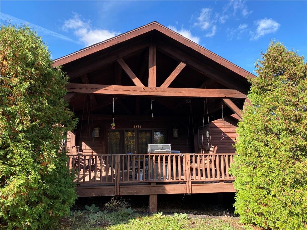2862 West Pike Road Indiana, PA 15701 - Photo 24 of 25 a view of a wooden chair in the balcony