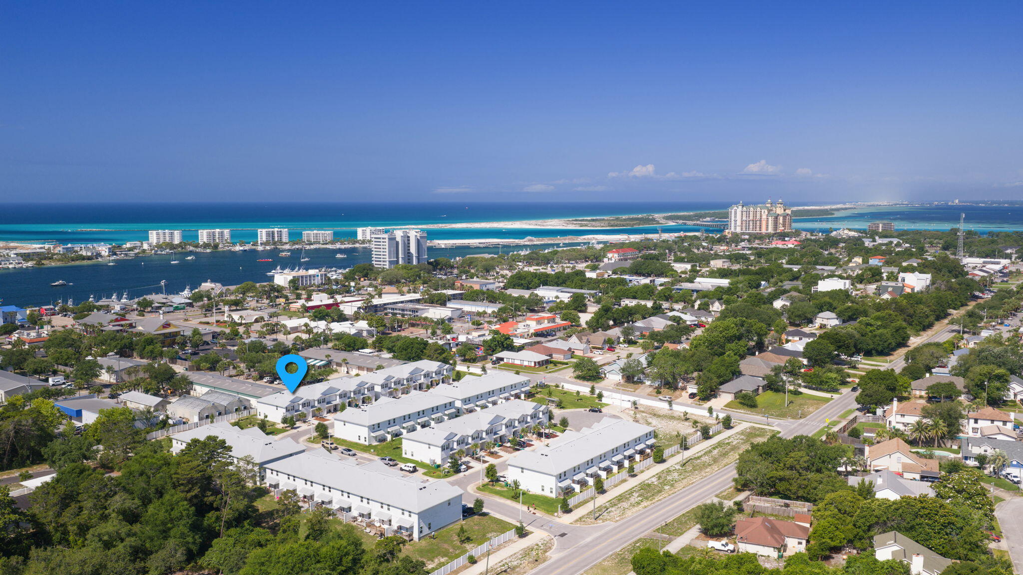 22 Redbird Loop Destin, FL 32541 - Photo 38 of 40 a view of a city with tall buildings