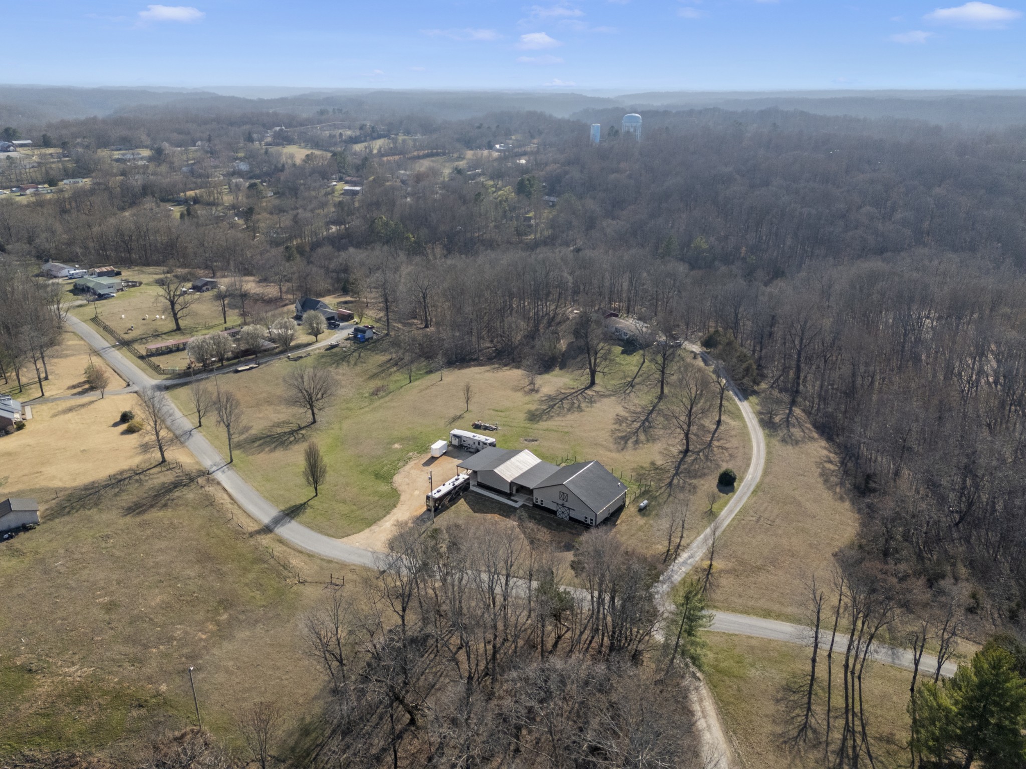 3363 Ridge Road Columbia, TN 38401 - Photo 41 of 43 an aerial view of a house with outdoor space