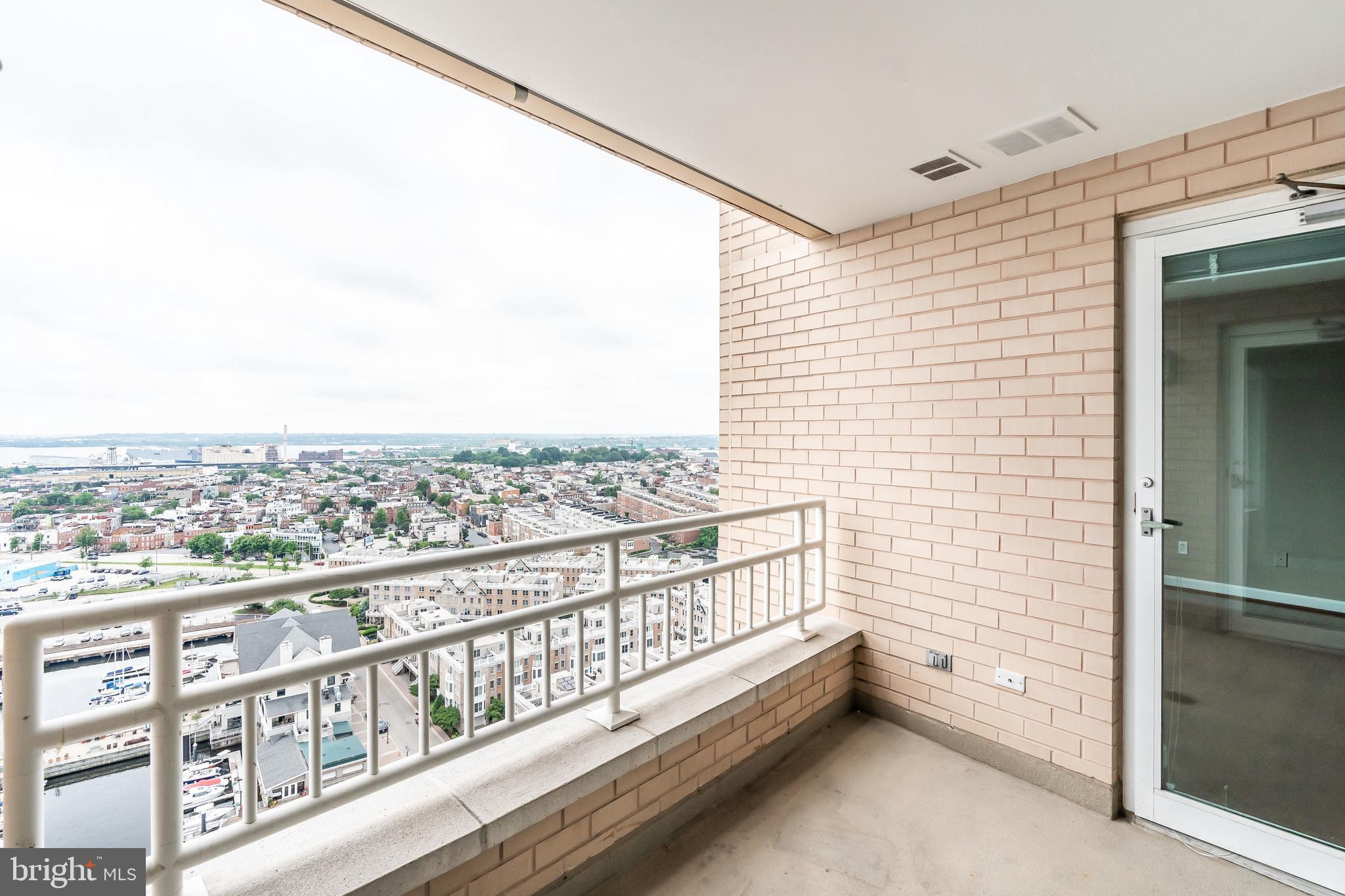 100 Harborview Drive, Unit 1908 Baltimore, MD 21230 - Photo 30 of 60 a view of city from balcony