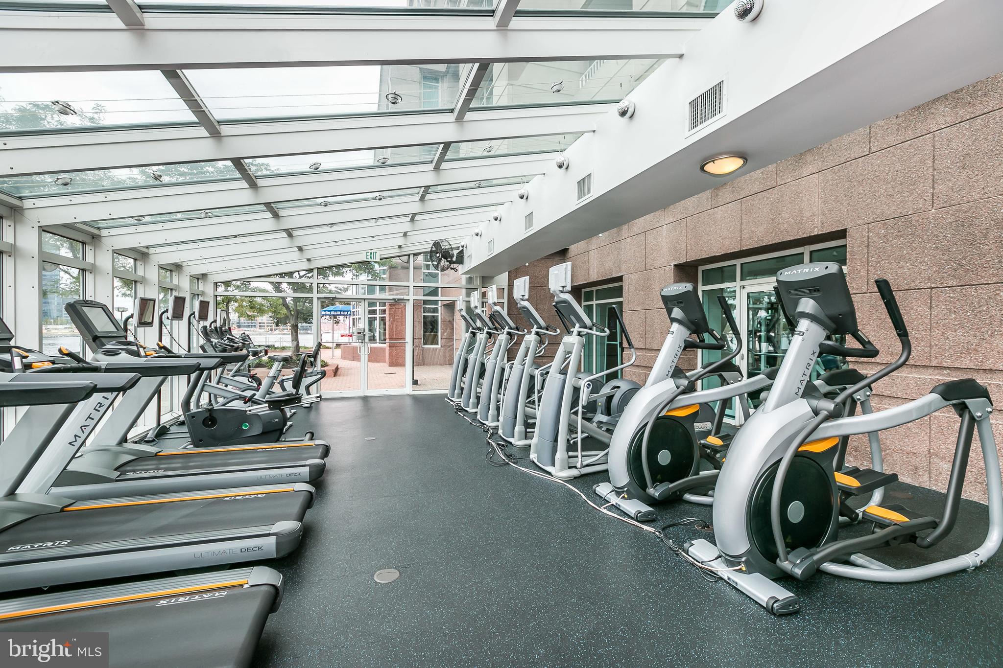100 Harborview Drive, Unit 1908 Baltimore, MD 21230 - Photo 46 of 60 a view of a room with gym equipment
