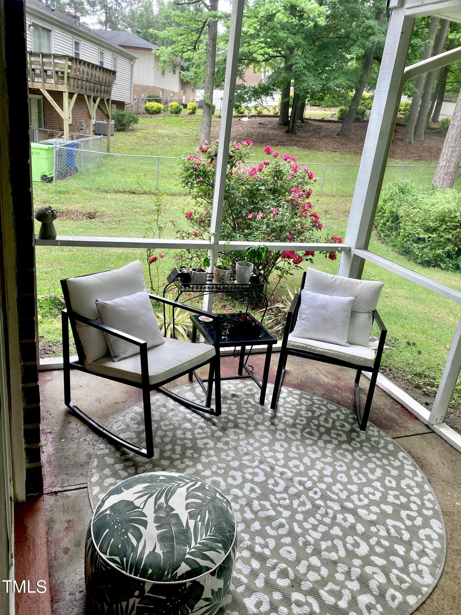 4013 Ingram Drive Raleigh, NC 27604 - Photo 15 of 29 a view of a chairs and table in the garden