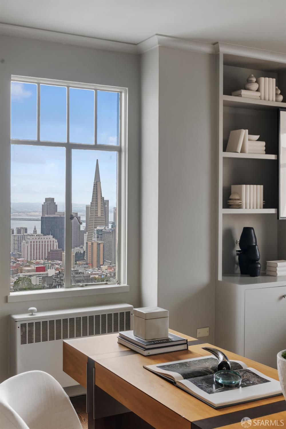 1101 Green Street, Unit 1801 San Francisco, CA 94109 - Photo 42 of 45 a workspace with furniture and window