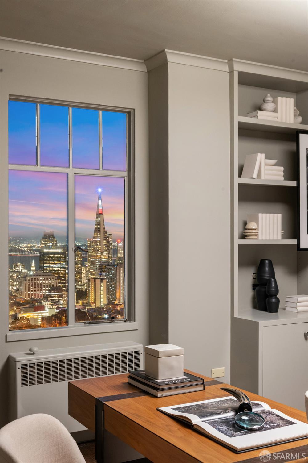 1101 Green Street, Unit 1801 San Francisco, CA 94109 - Photo 43 of 45 a living room with furniture and a window