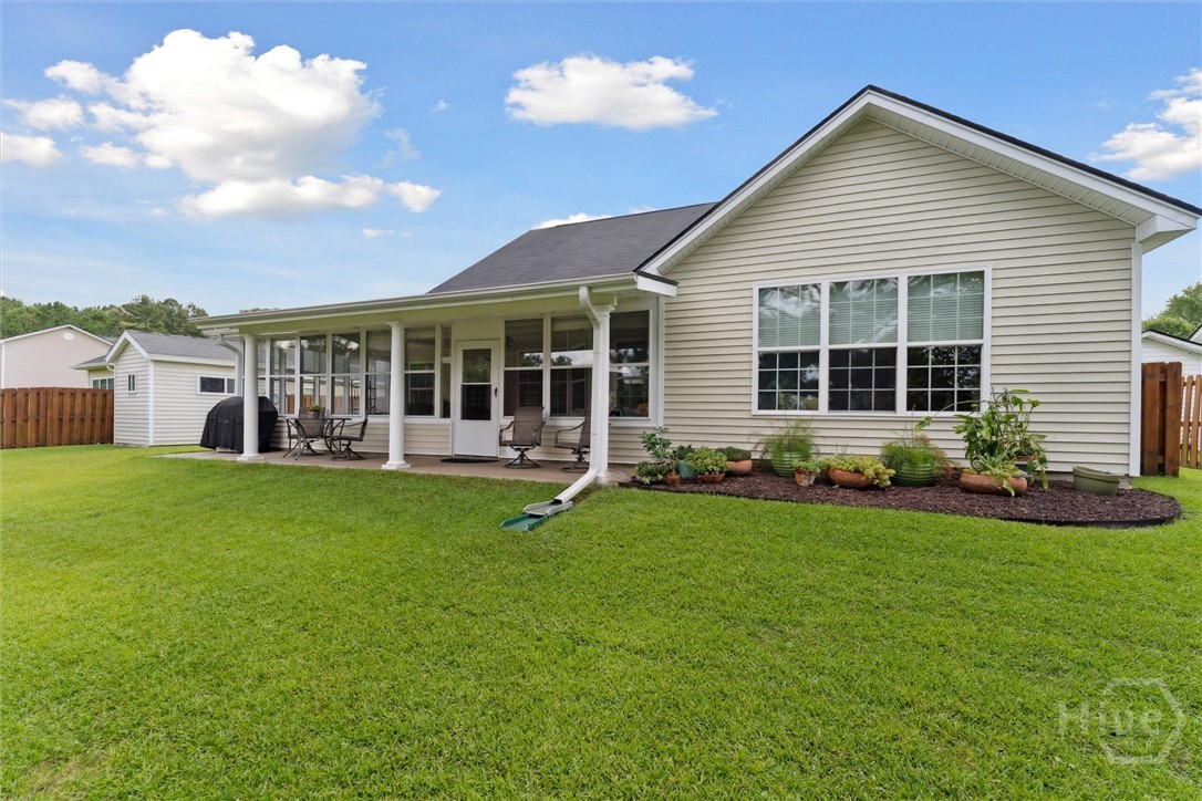 7 River Rock Road Savannah, GA 31419 - Photo 11 of 16 Private Fenced Backyard, Patio for Relaxing or Ent