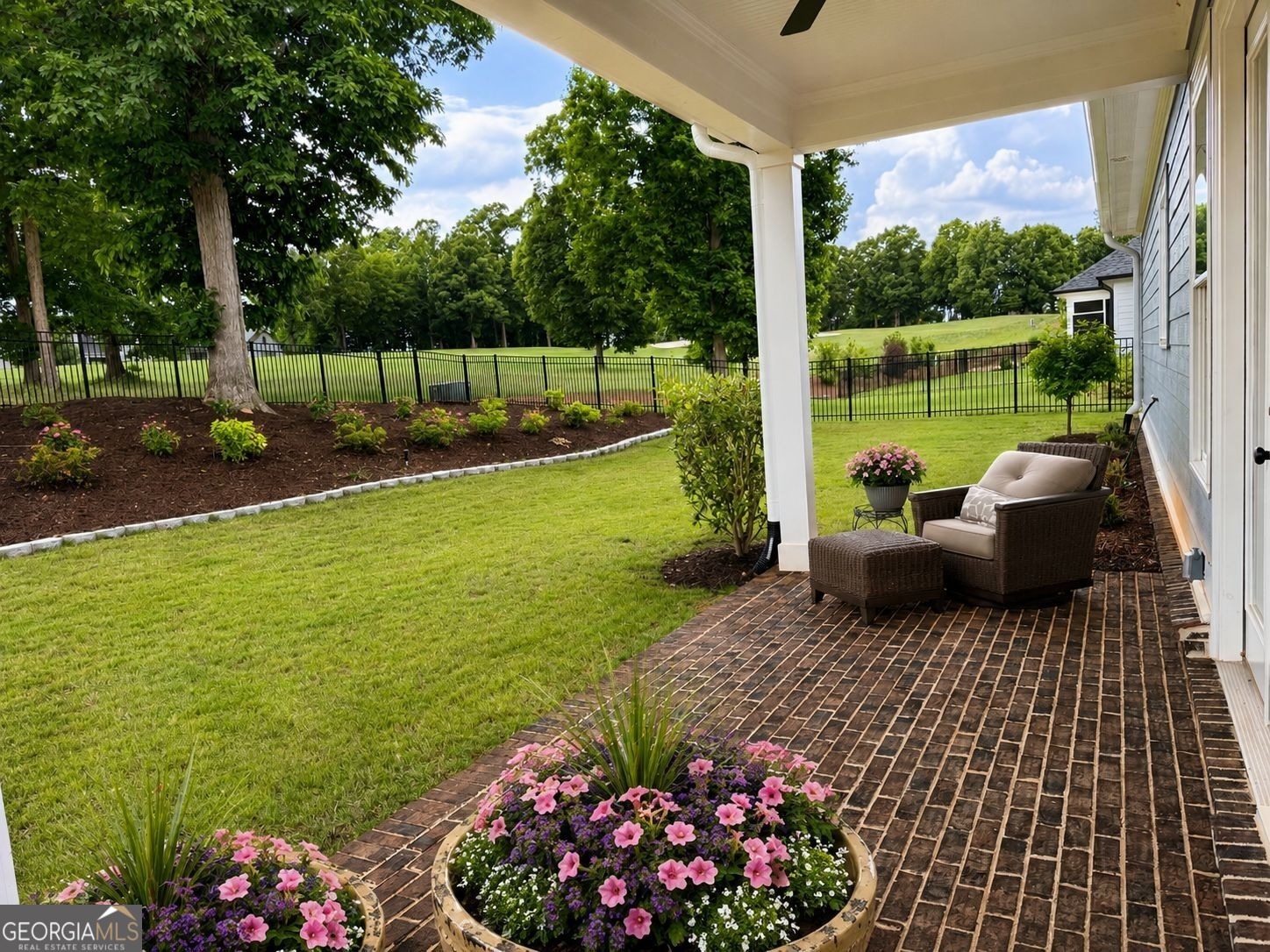 913 Indigo Bunting Road Statham, GA 30666 - Photo 30 of 31 a view of a garden with patio