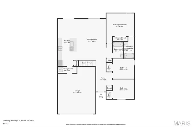 $324,900 | 337 Andy Habsieger Street, Festus, MO 63028