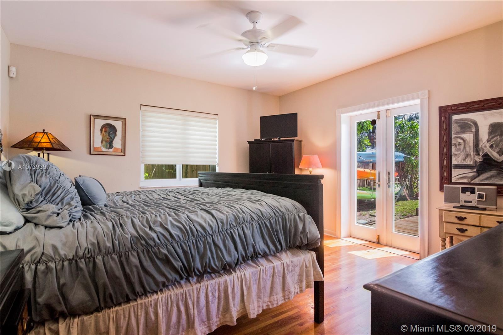 1768 Daytonia Road Miami Beach, FL 33141 - Photo 22 of 29 The Master bedroom is in the back corner of the house with the best potential for bay views: The wall could be further opened to maximize the gorgeous views from this angle.