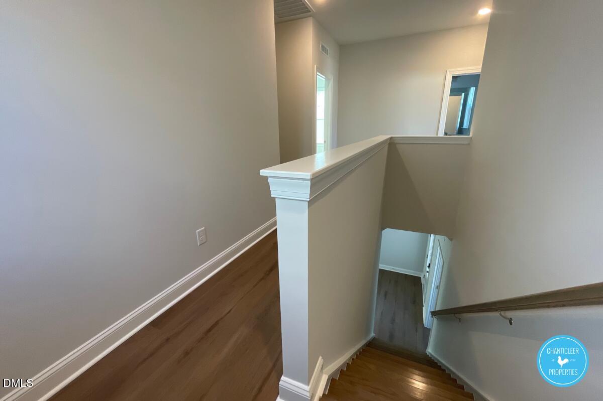 105 Chesapeake Way Chapel Hill, NC 27516 - Photo 14 of 26 a view of staircase with wooden floor
