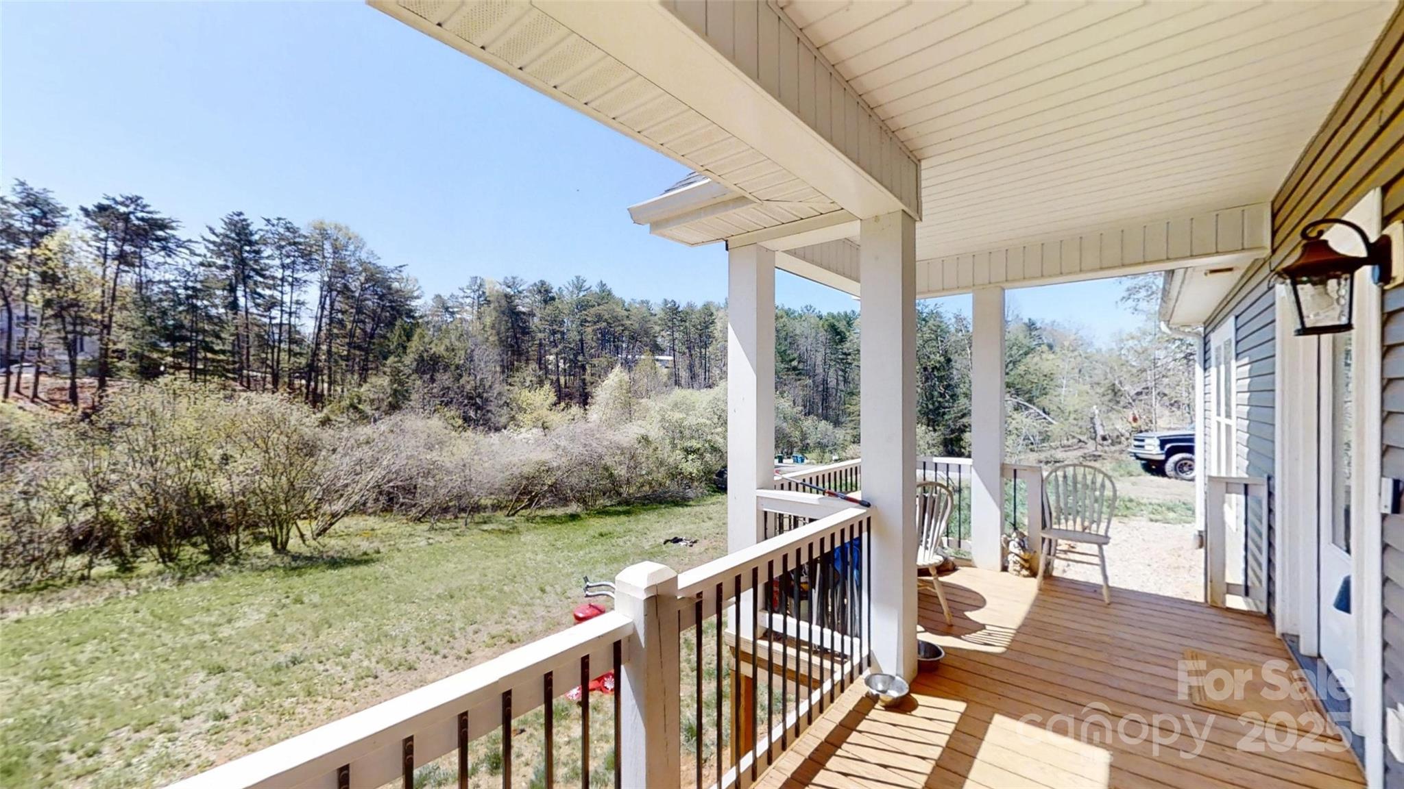 19 Higgins Road Weaverville, NC 28787 - Photo 26 of 48 a view of deck with furniture and garden
