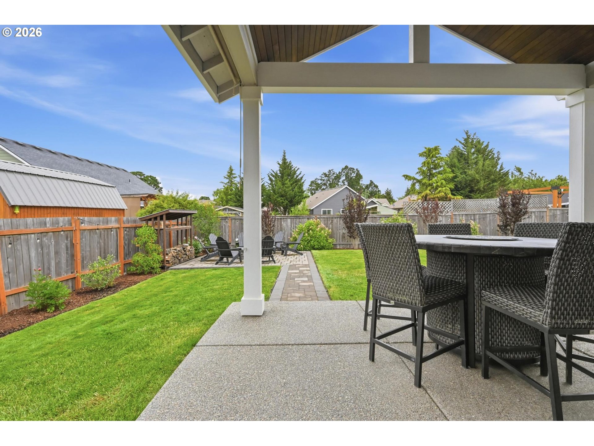 1075 Sage Street Silverton, OR 97381 - Photo 39 of 46 a view of an outdoor sitting space