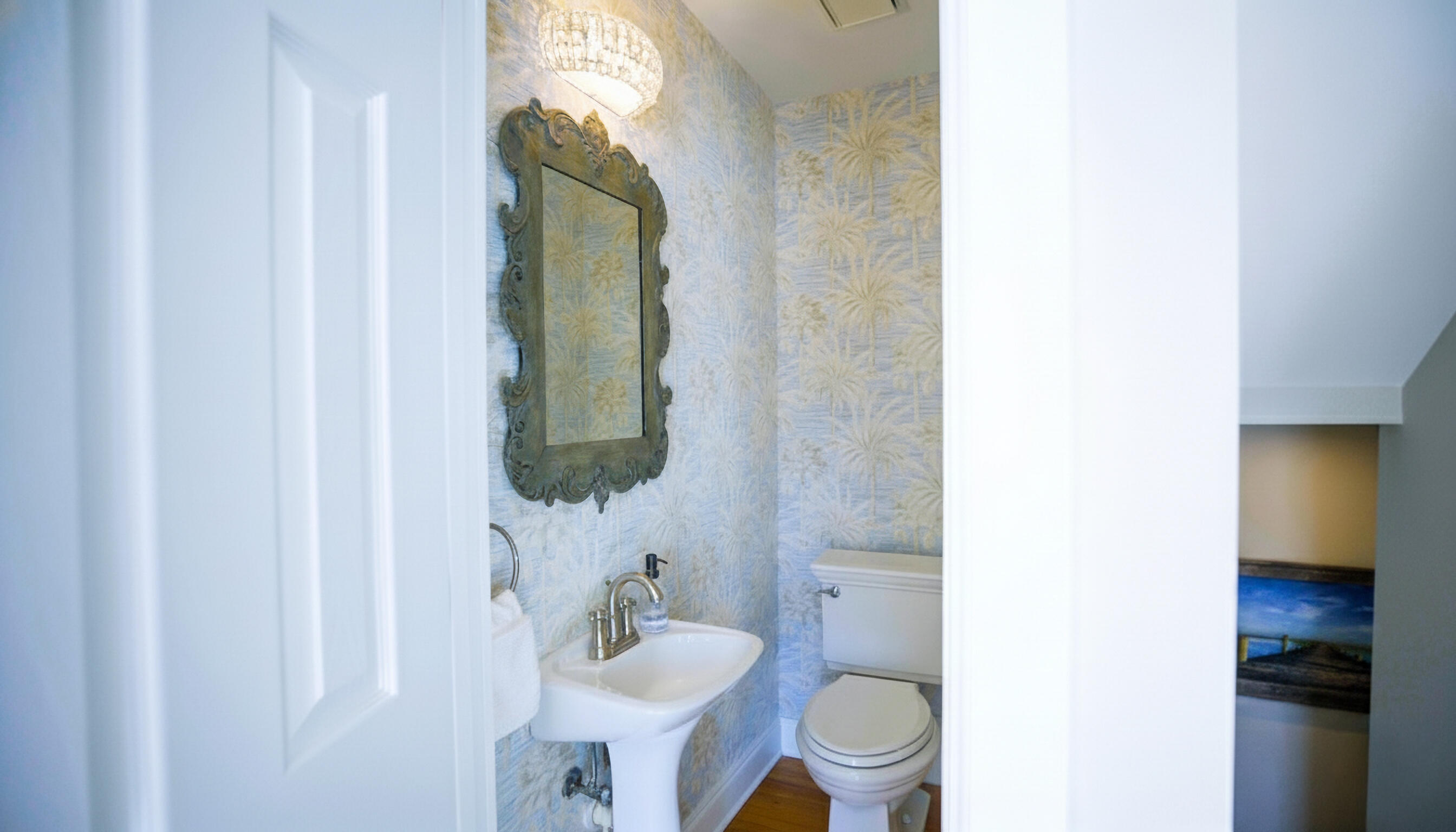 156 Tradd Street, Unit E Charleston, SC 29401 - Photo 17 of 55 Powder Bath on 2nd floor