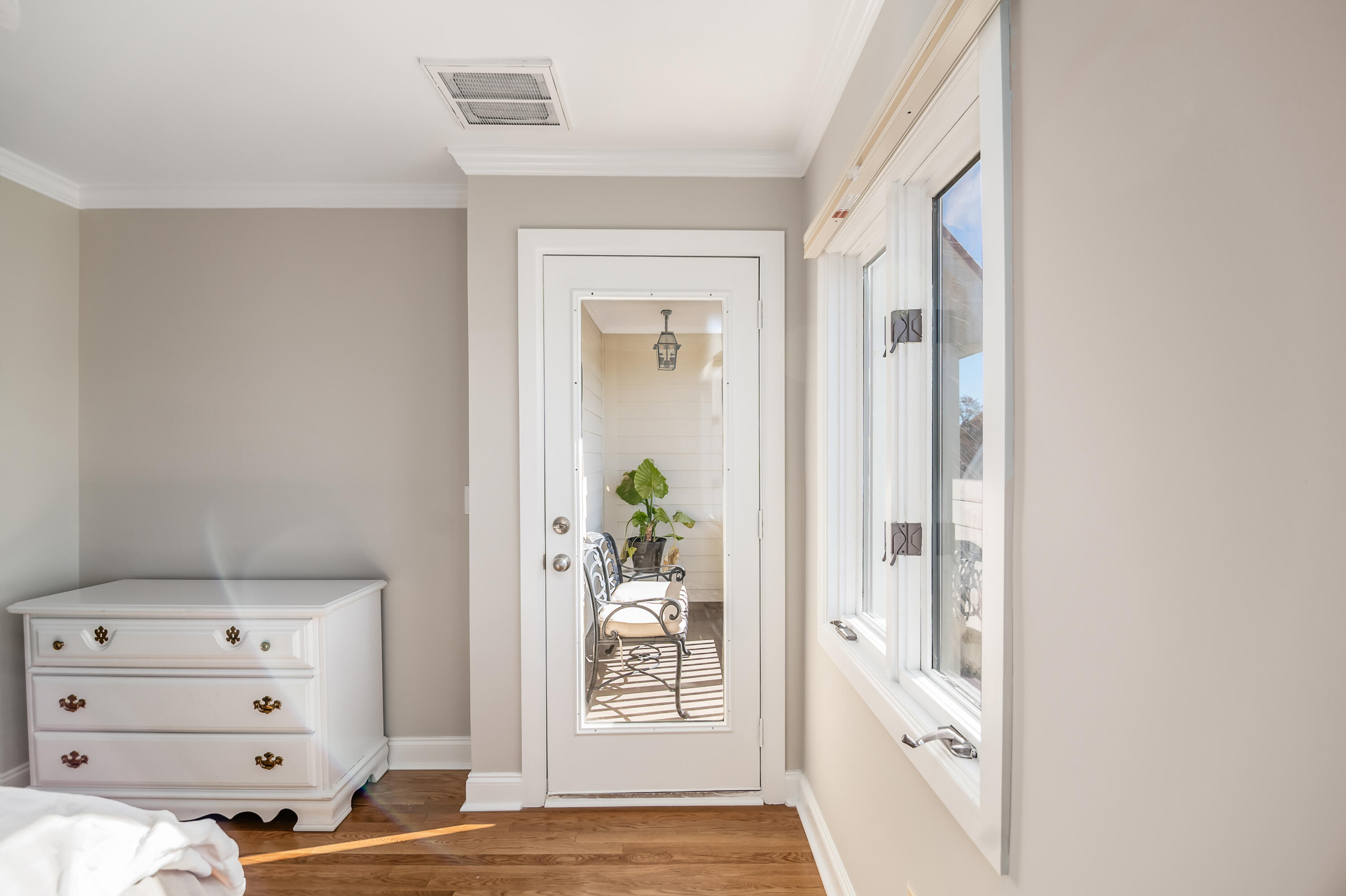 156 Tradd Street, Unit E Charleston, SC 29401 - Photo 34 of 55 Primary Bedroom to Outdoor Balcony