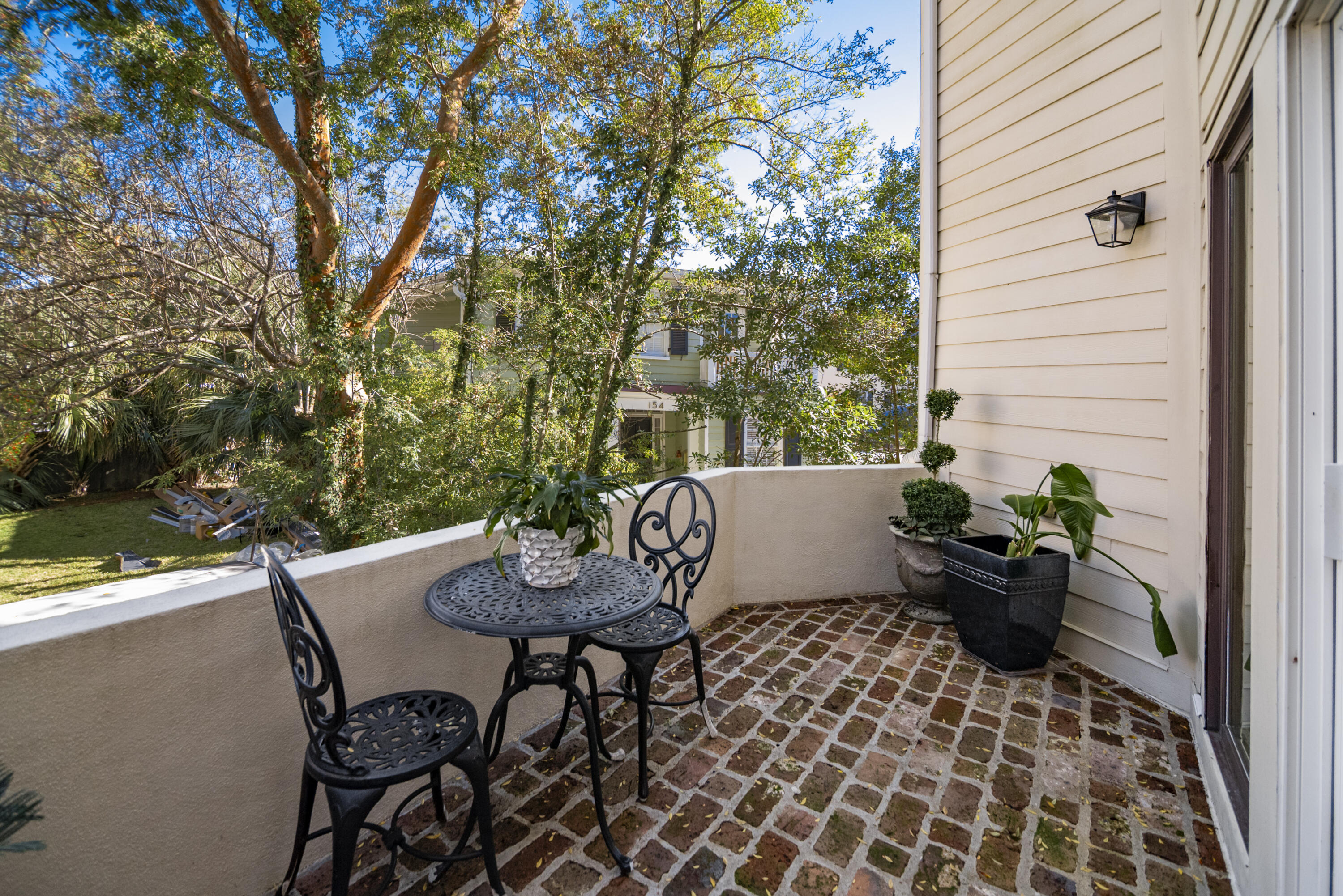156 Tradd Street, Unit E Charleston, SC 29401 - Photo 10 of 55 Patio from 1st floor foyer