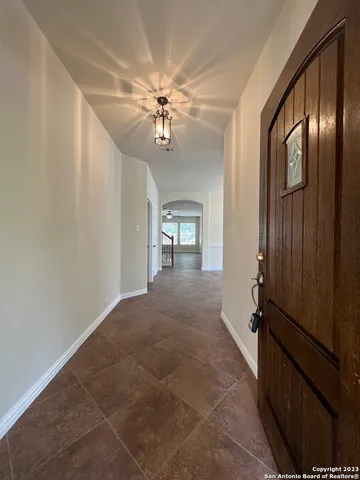 a view of a livingroom with a staircase