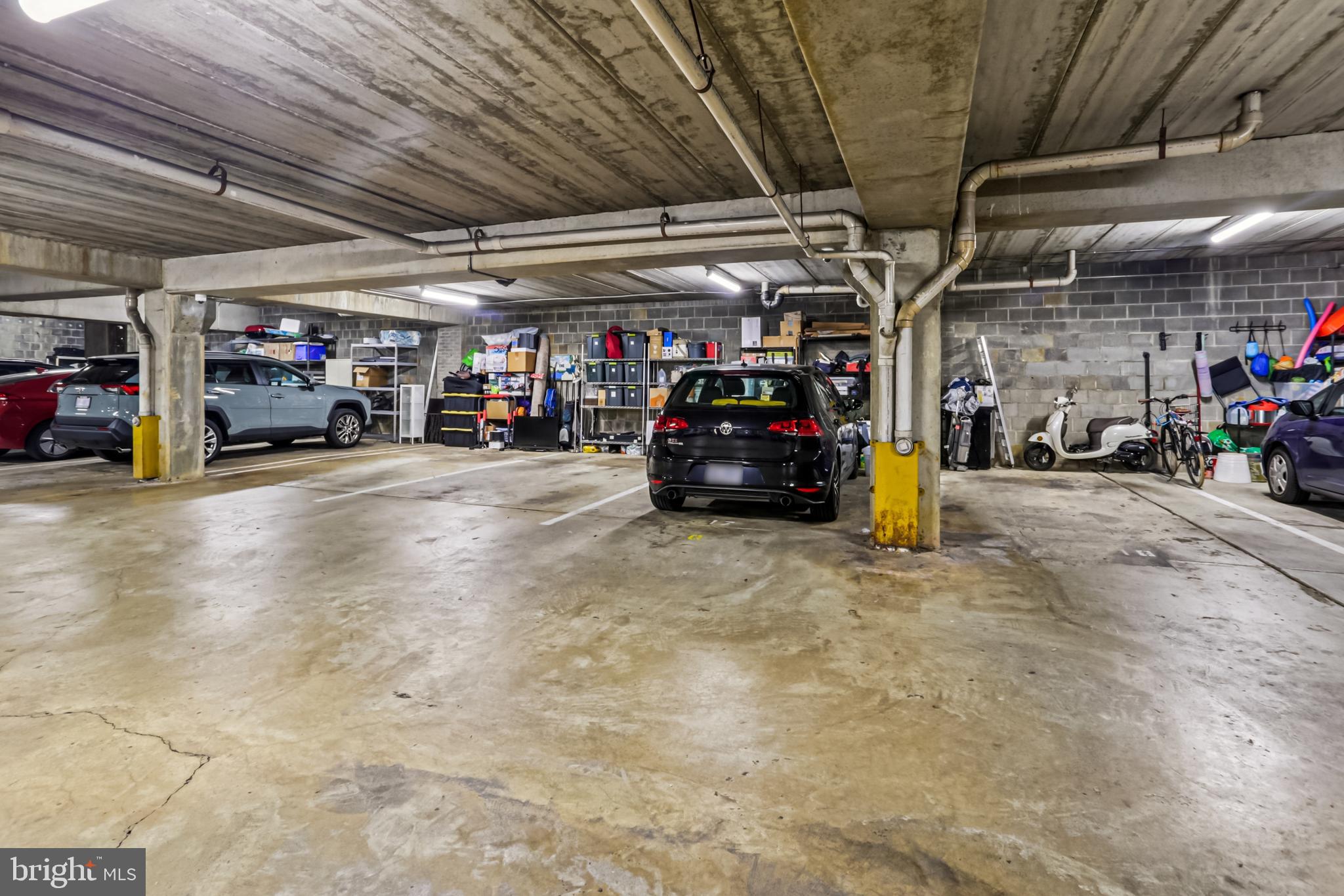 1690 Euclid Street Northwest, Unit A Washington, DC 20009 - Photo 28 of 38 a view of a garage with cars