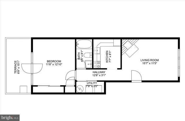 a picture of a bench in a window