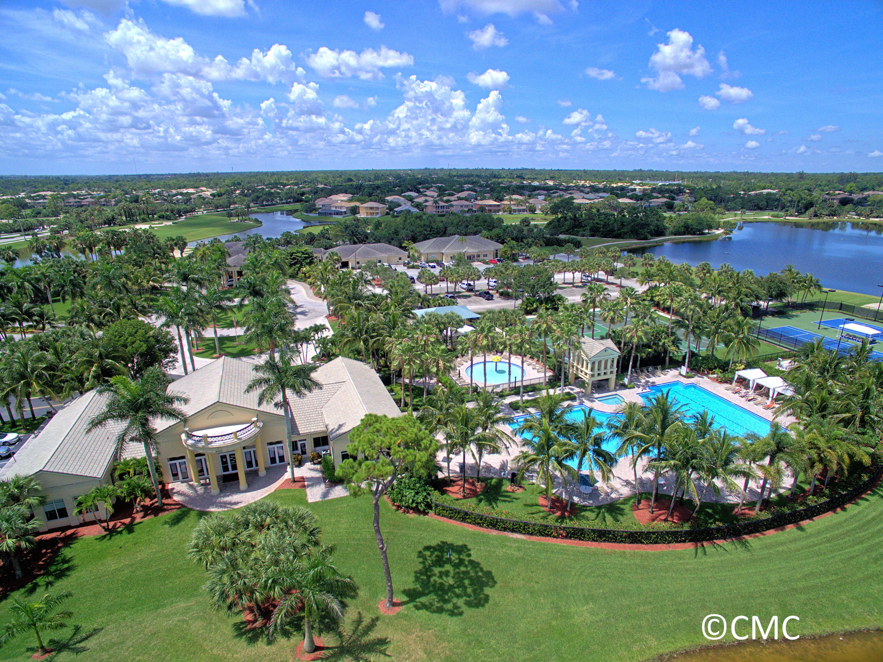 2080 Reston Circle Royal Palm Beach, FL 33411 - Photo 25 of 31 ariel club house watermark