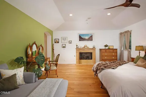 a view of a balcony with an outdoor space