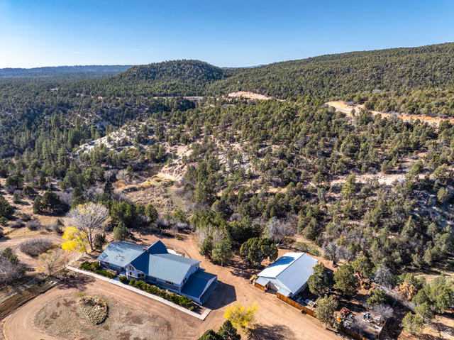 6 South N Frk Road Orderville, UT 84758 - Photo 26 of 68 Aerial overview of property's location with a heavily wooded area and a mountainous background