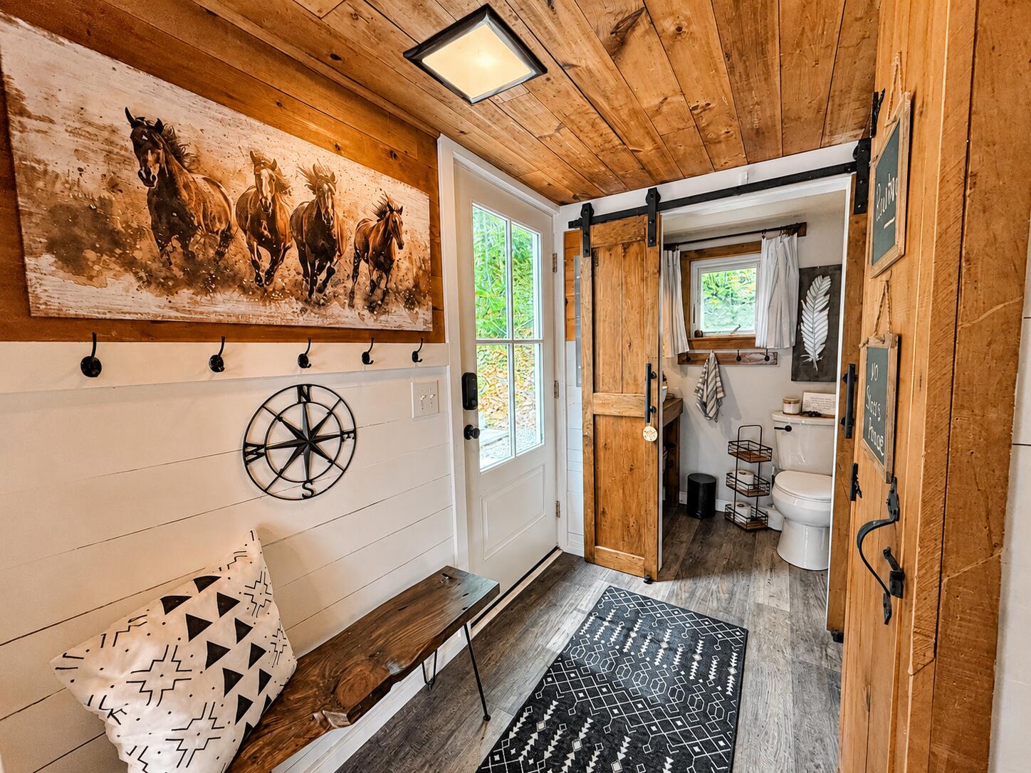 687 West Shore Road Otis, ME 04605 - Photo 12 of 55 Cozy Entryway with Bench