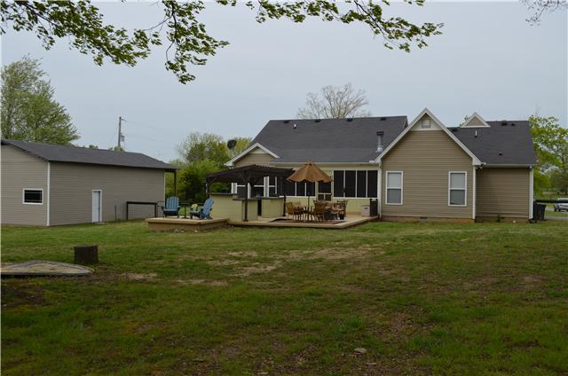 3225 Ridge Road Cedar Hill, TN 37032 - Photo 19 of 20 Backyard View Showing Firepit and 23X40 Detached Garage