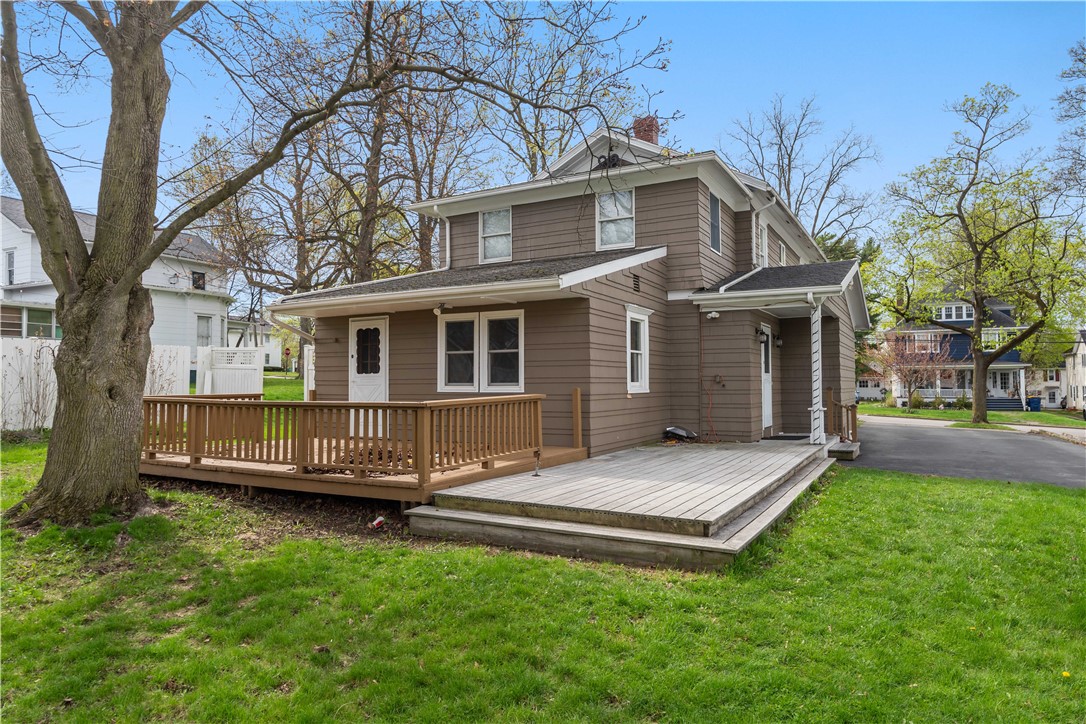 50 Clinton Street Avon, NY 14414 - Photo 39 of 47 2-tiered deck overlooking backyard