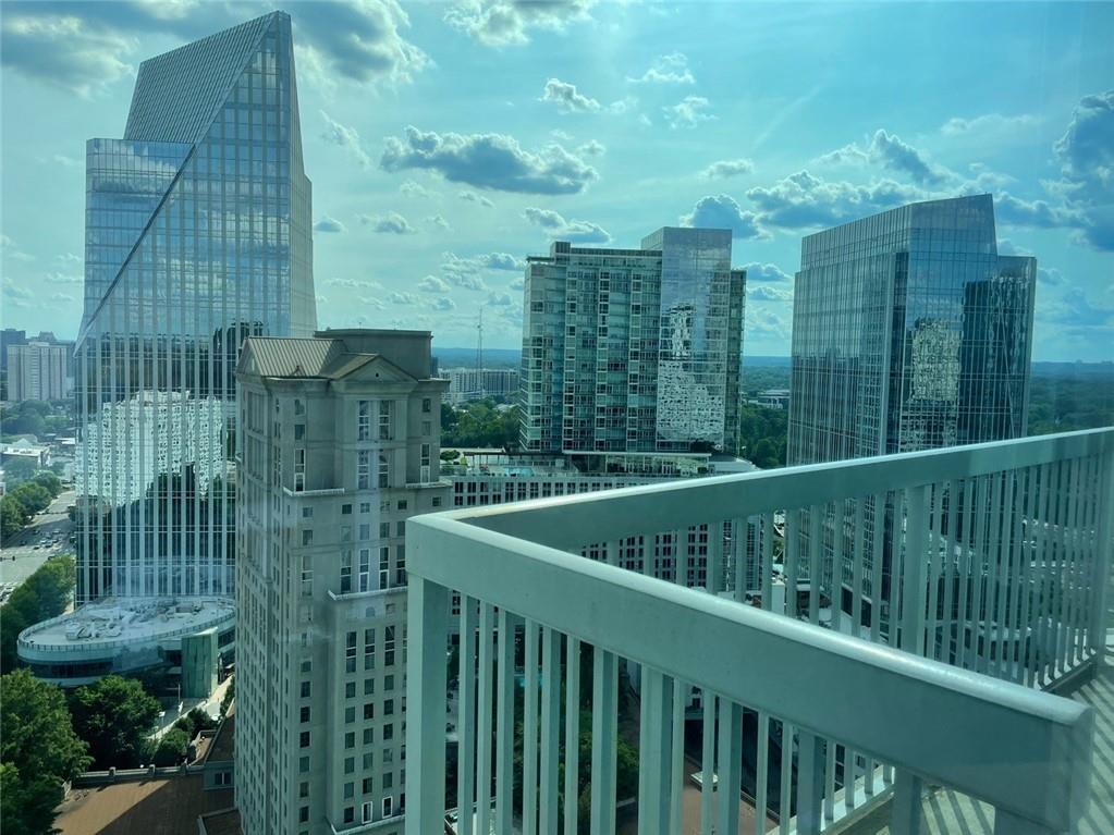 3324 Peachtree Road Northeast, Unit 2406 Atlanta, GA 30326 - Photo 9 of 12 a view of a balcony with yard