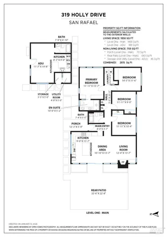 $1,795,000 | 319 Holly Drive, San Rafael, CA 94903