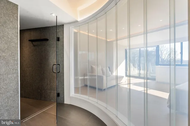 a front view of a building