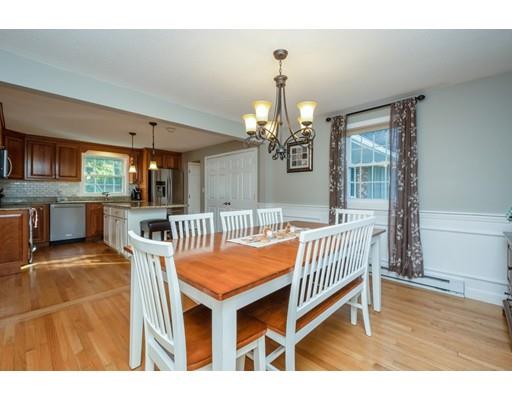 20 Launching Road Andover, MA 01810 - Photo 9 of 33 a dining room with furniture a chandelier and wooden floor