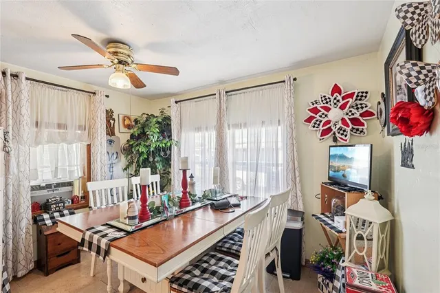 a very nice looking room with a large window