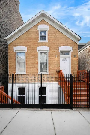 a view of a house with a door