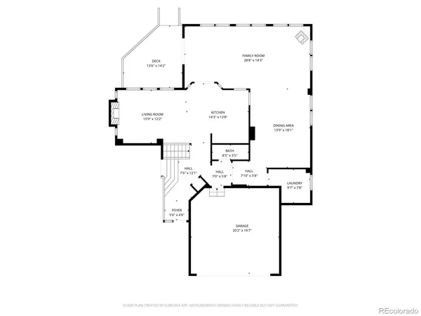 a picture of a floor plan