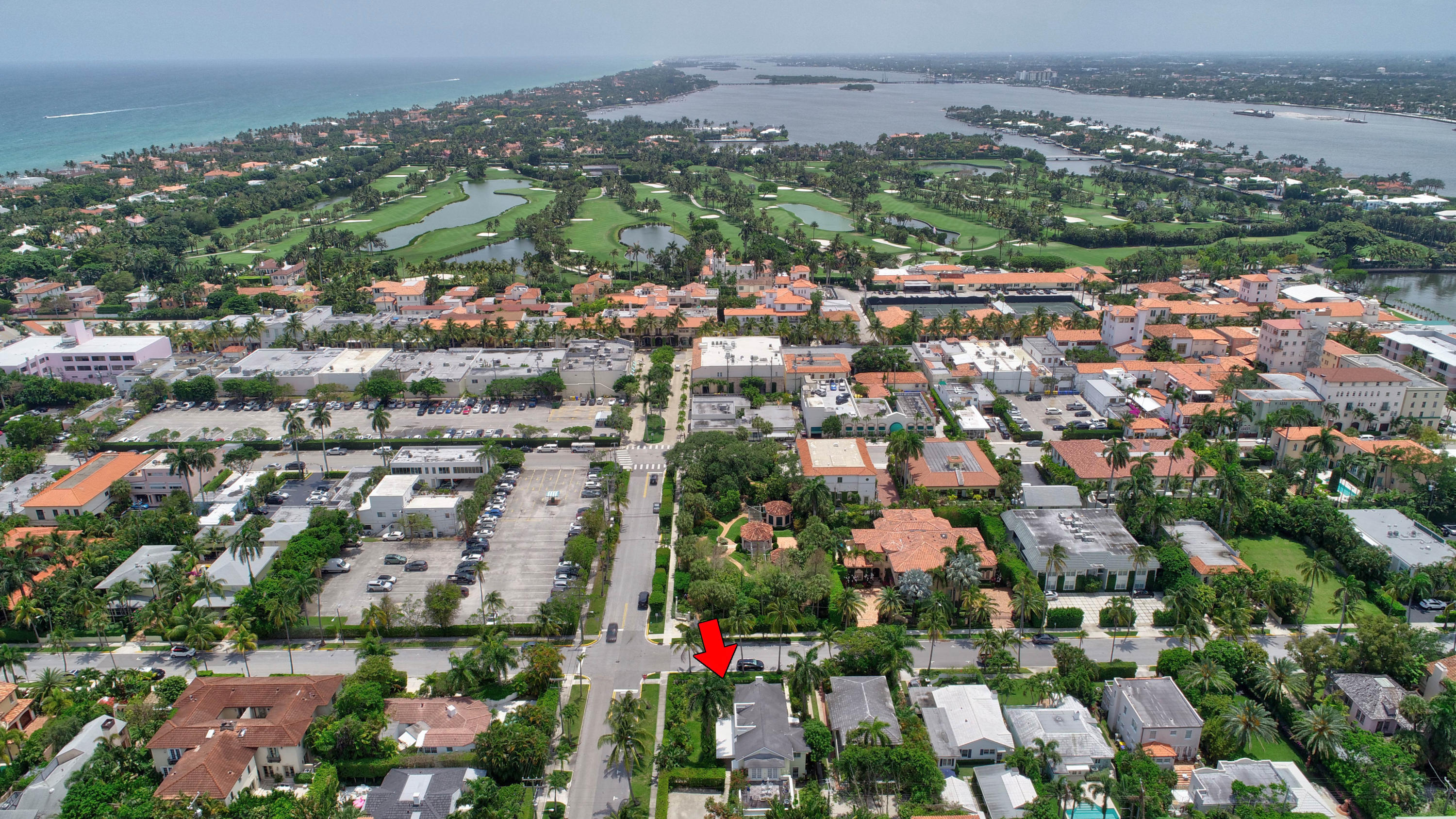301 Chilean Avenue, Unit 80 Palm Beach, FL 33480 - Photo 18 of 20 an aerial view of city and lake