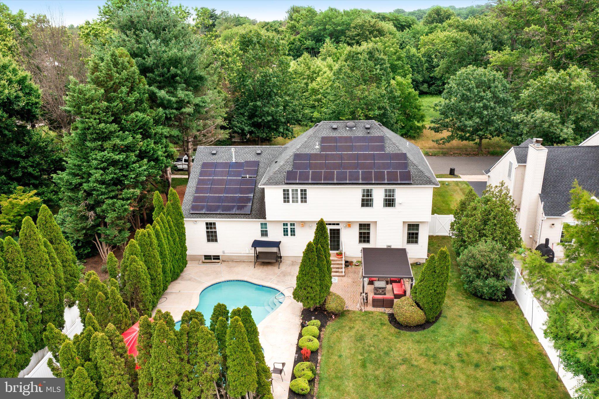 12 Wendover Road East Windsor, NJ 08520 - Photo 43 of 51 Eco-friendly oasis with poolside charm.