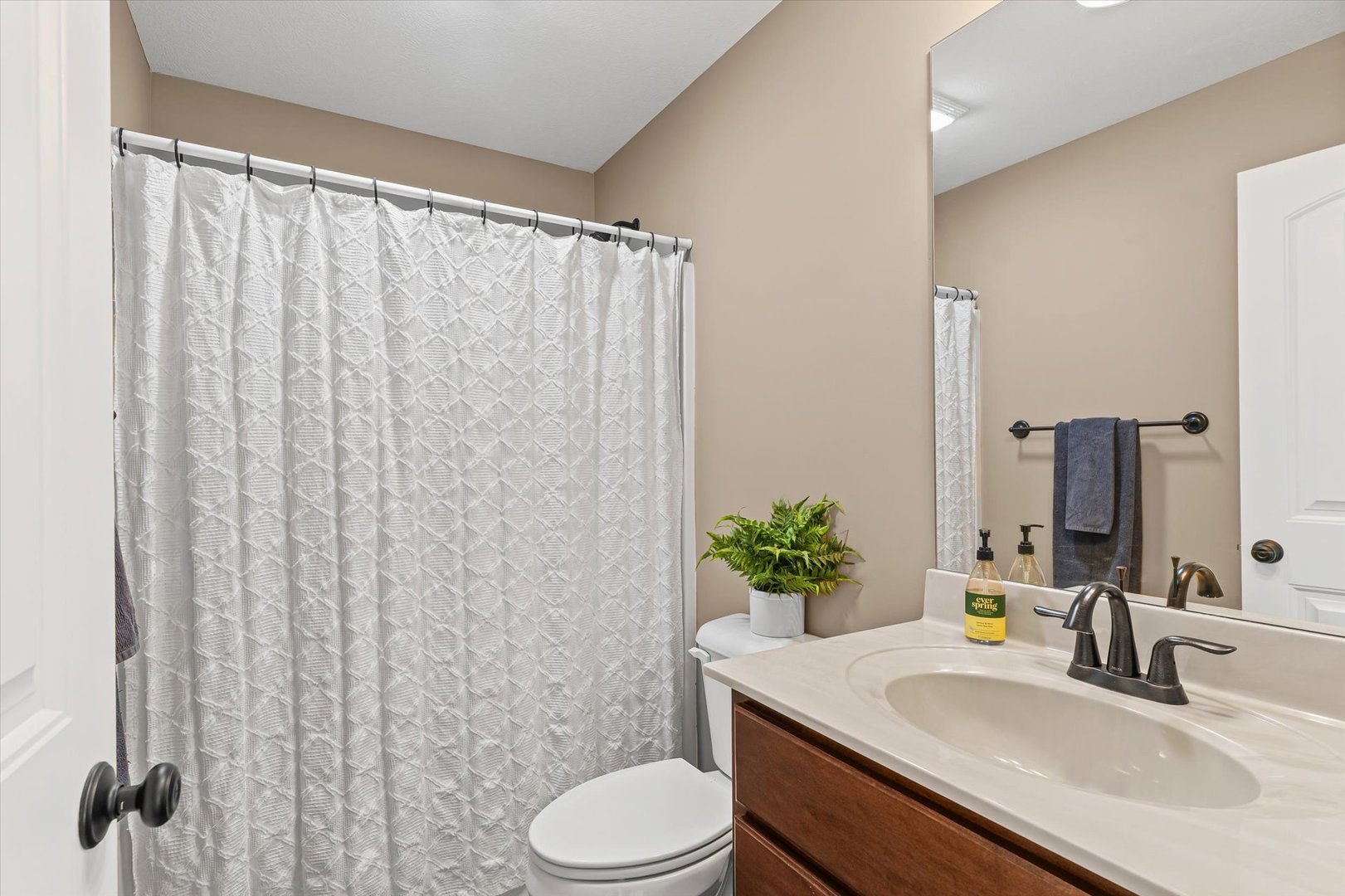 2022 Prairie Grass Lane Mahomet, IL 61853 - Photo 35 of 51 a bathroom with a sink toilet and mirror