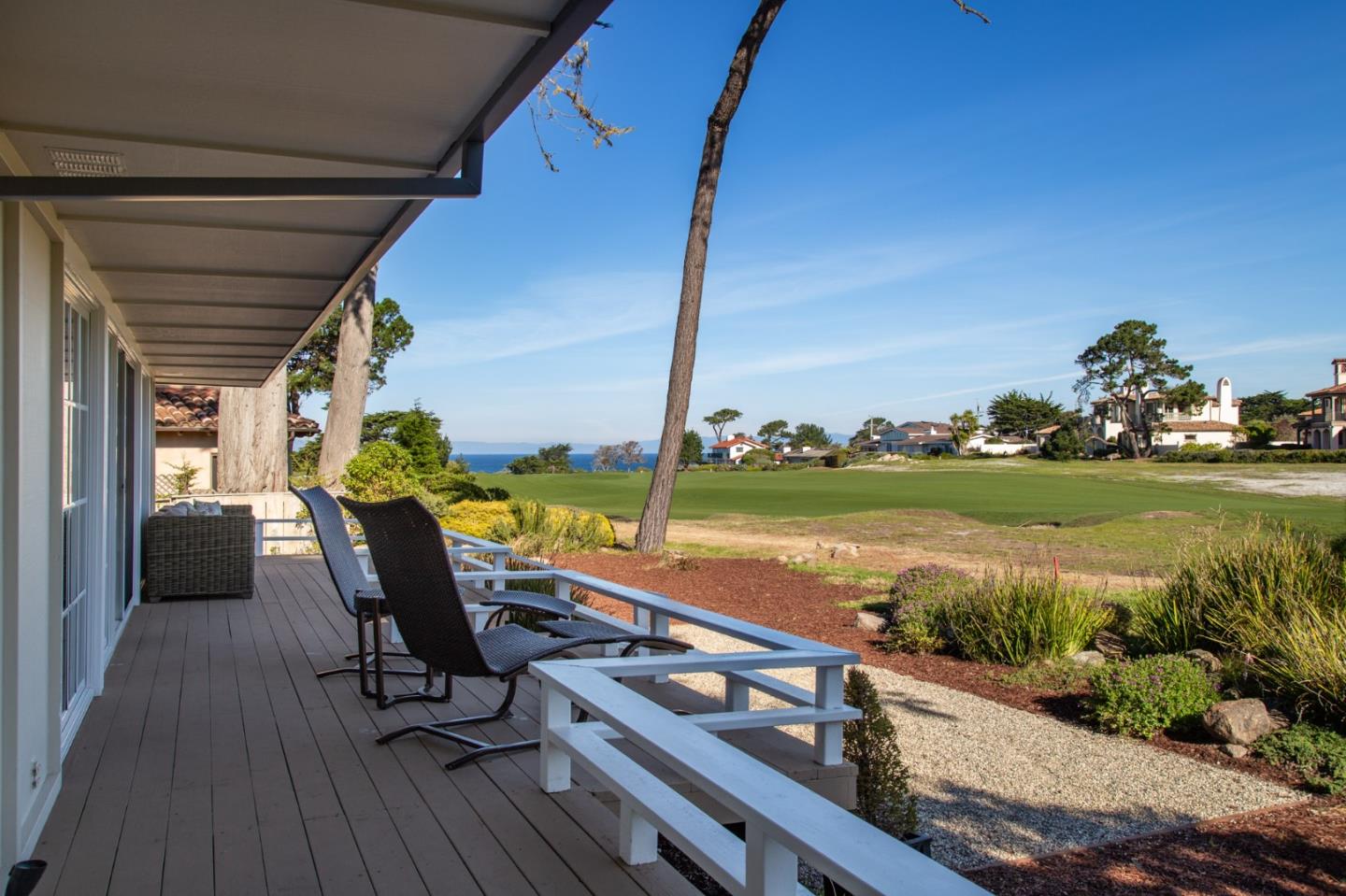 2972 Cormorant Road Pebble Beach, CA 93953 - Photo 7 of 26 a view of a balcony with chair and table