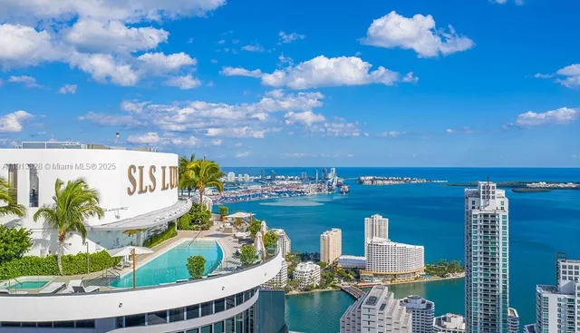 a view of a city from a terrace